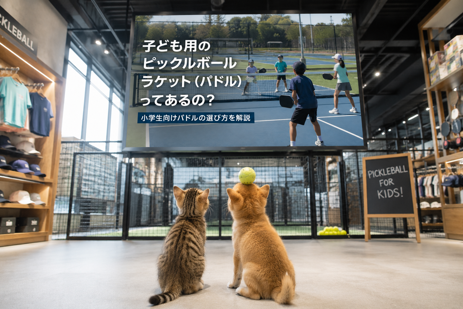 子ども用のピックルボールラケット（パドル）ってあるの？