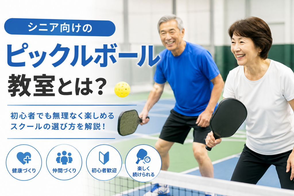 シニア向けのピックルボール教室とは？