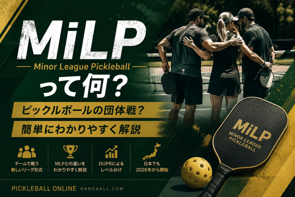 MiLP（Minor League Pickleball）って何？