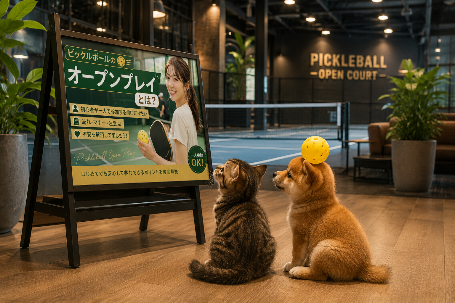 ピックルボールのオープンプレイとは？
