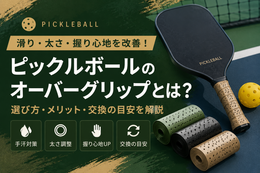 ピックルボールのオーバーグリップとは?