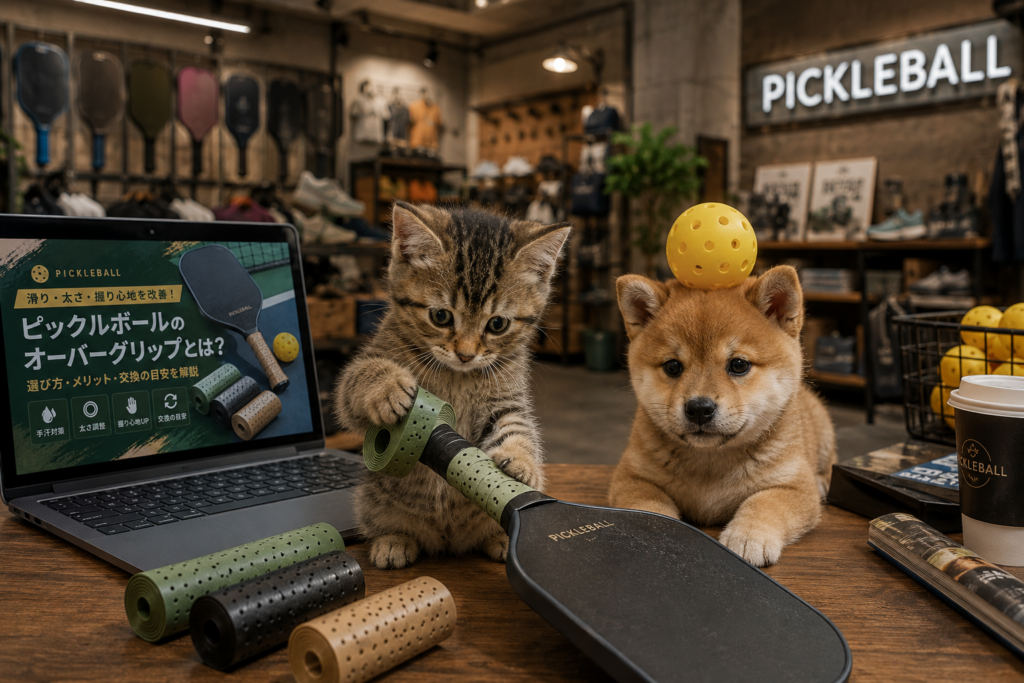 ピックルボールのオーバーグリップとは？