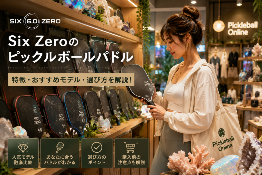 Six Zero（シックスゼロ）のピックルボールパドル