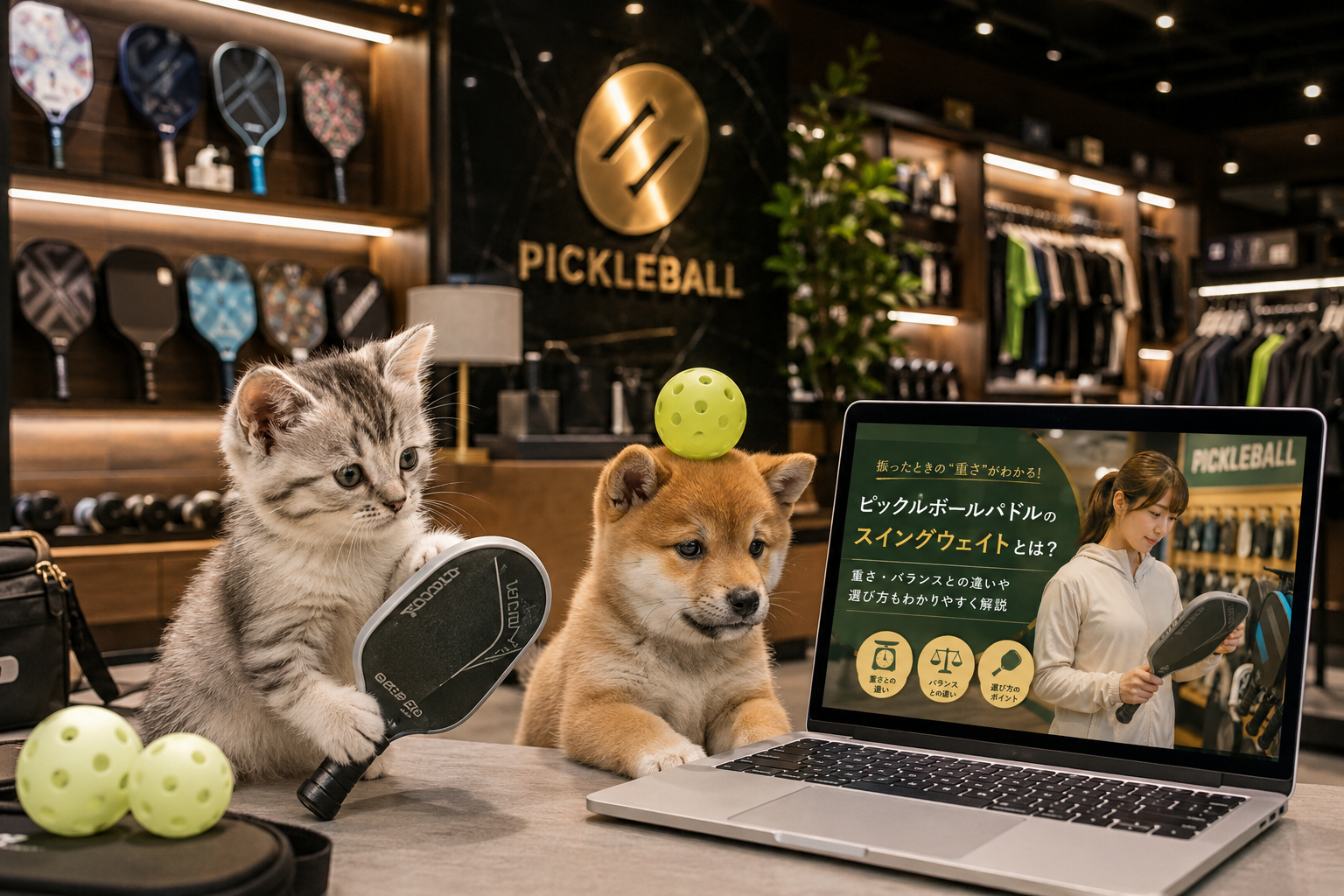 ピックルボールパドルのスイングウェイトとは？