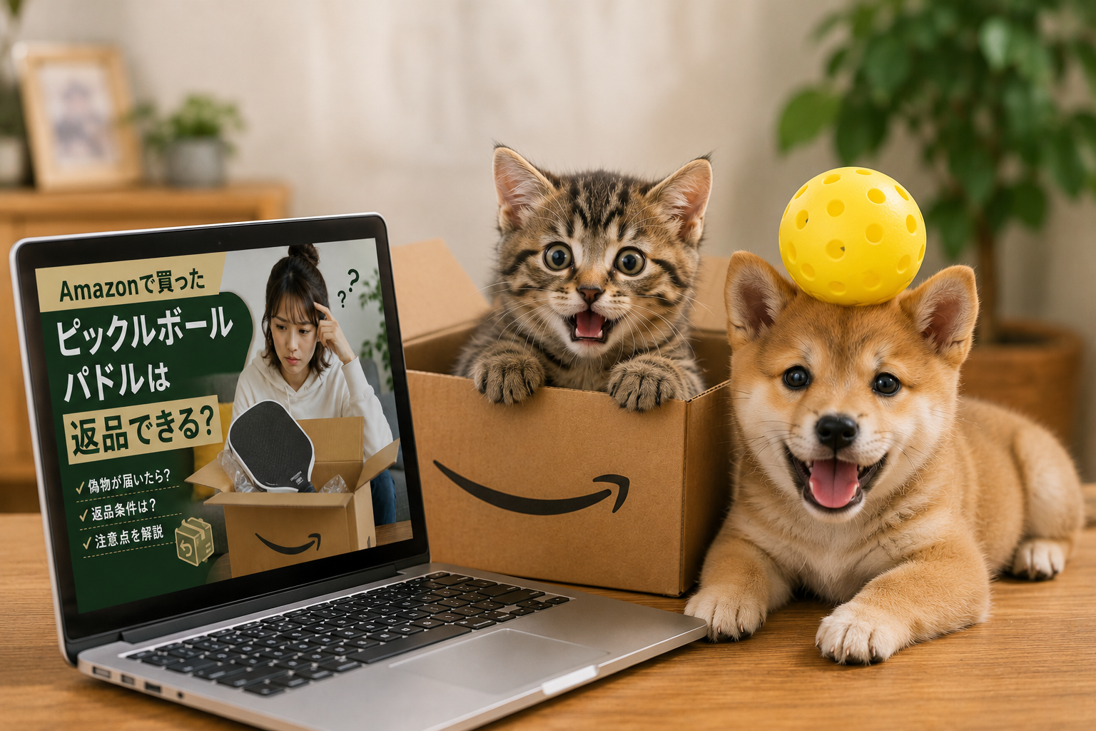 Amazonで買ったピックルボールパドルは返品できる？