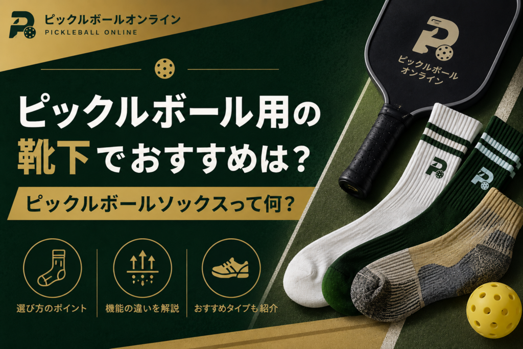 ピックルボール用の靴下でおすすめは？