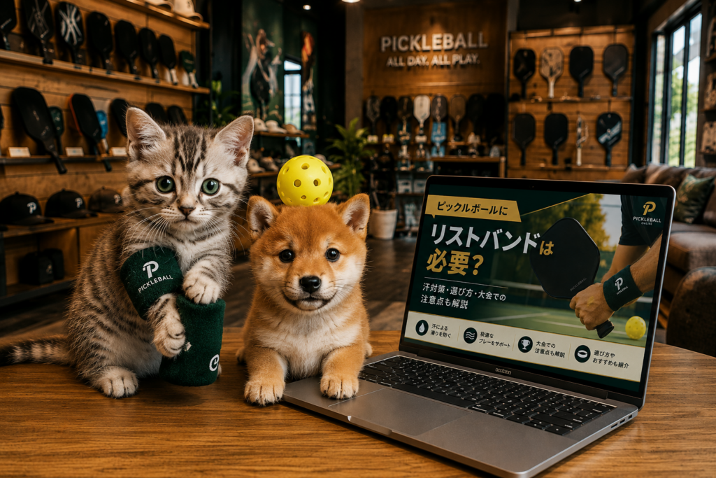 ピックルボールにリストバンドは必要?