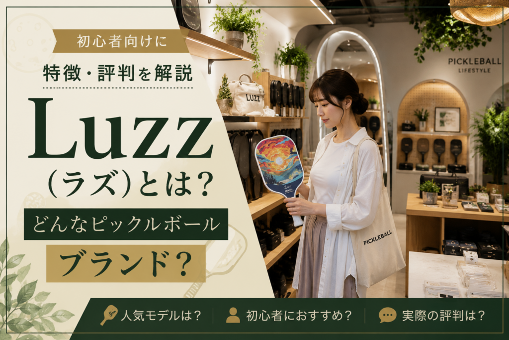 Luzz（ラズ）とは？どんなピックルボールブランド？