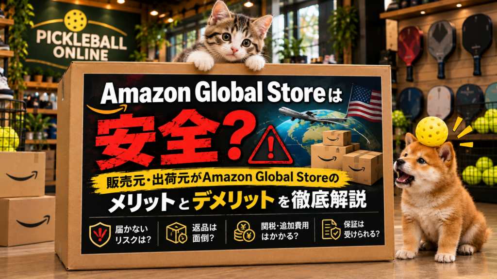 Amazon Global Storeは安全?販売元・出荷元がAmazon Global Storeのメリットとデメリットを徹底解説