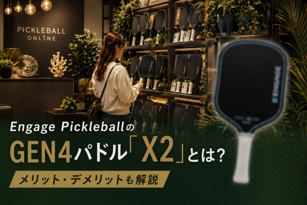 Engage PickleballのGEN4パドル「X2」とは？メリット・デメリットも解説