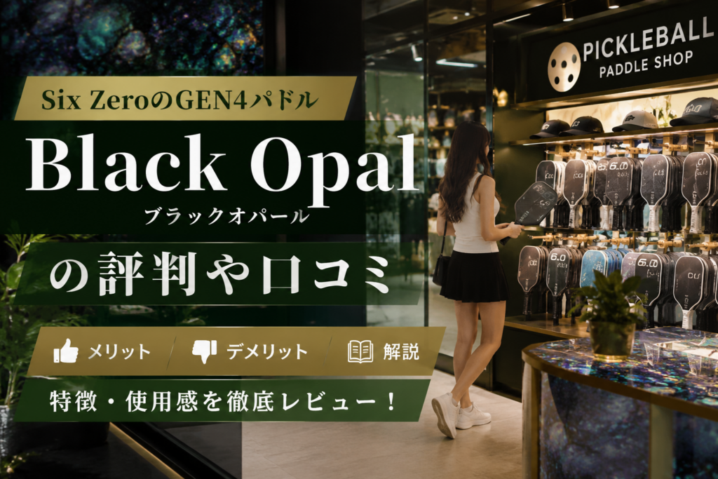 Six ZeroのGEN4パドル「Black Opal(ブラックオパール)」の評判や口コミ