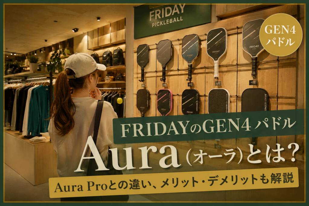 FRIDAYのGEN4パドル「Aura（オーラ）」とは？Aura Proとの違い、メリット・デメリットも解説
