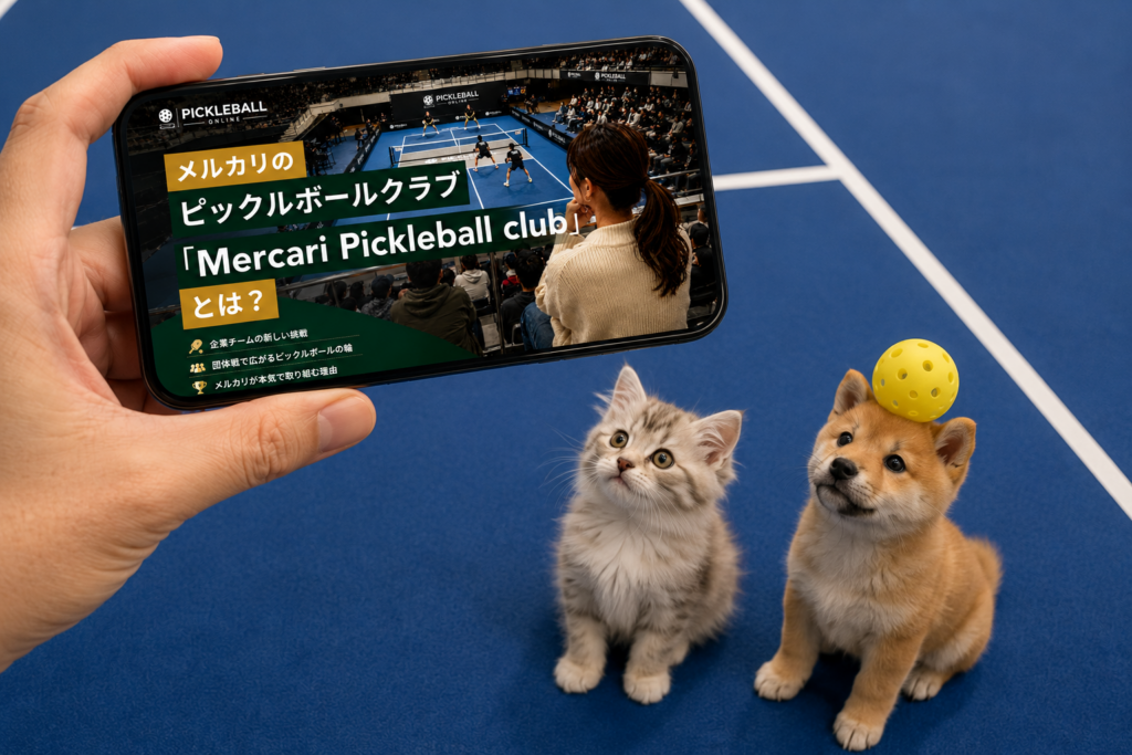 メルカリのピックルボールクラブ「Mercari Pickleball club」とは？
