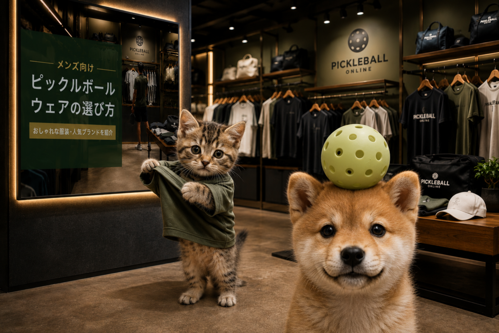 メンズ向けピックルボールウェアの選び方｜おしゃれな服装・人気ブランドを紹介