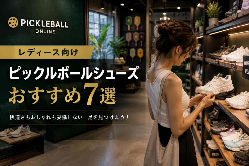 レディース向けピックルボールシューズおすすめ7選