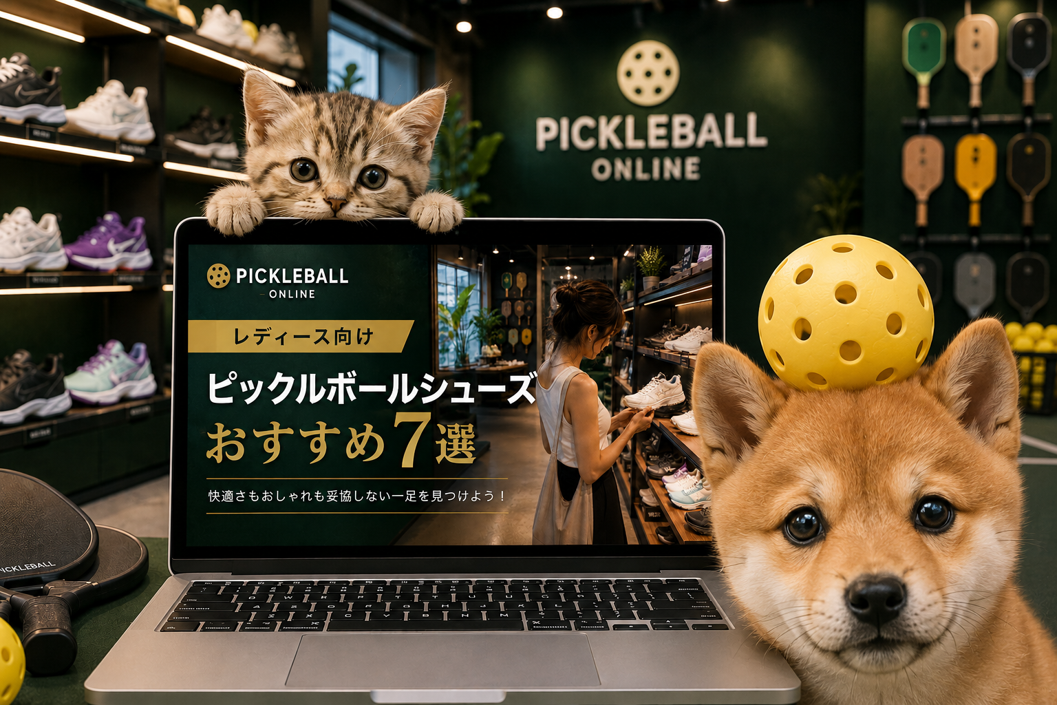 レディース向けピックルボールシューズおすすめ7選