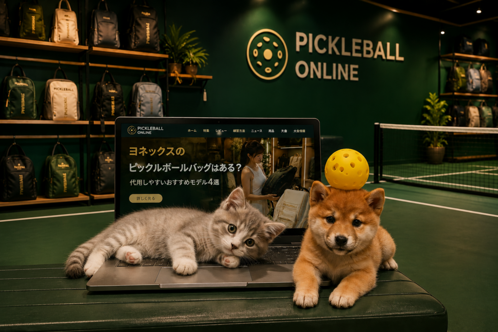 ヨネックスのピックルボールバッグはある?代用しやすいおすすめモデル4選