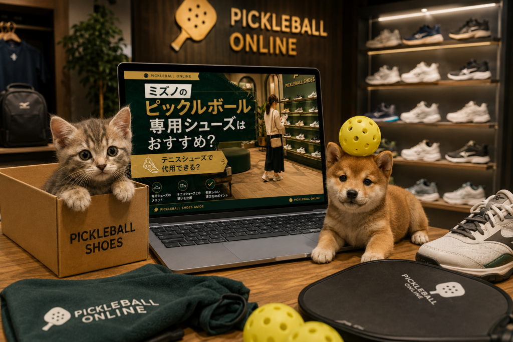 ミズノのピックルボール専用シューズはおすすめ？テニスシューズで代用できる？