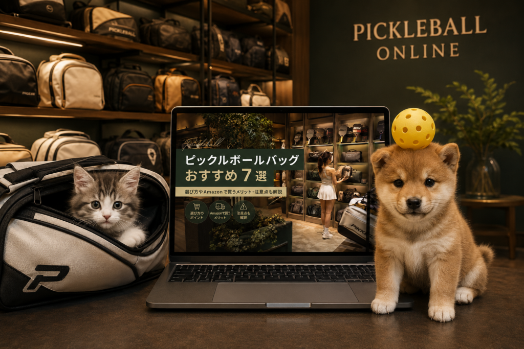 ピックルボールバッグおすすめ7選|選び方やAmazonで買うメリット・注意点も解説