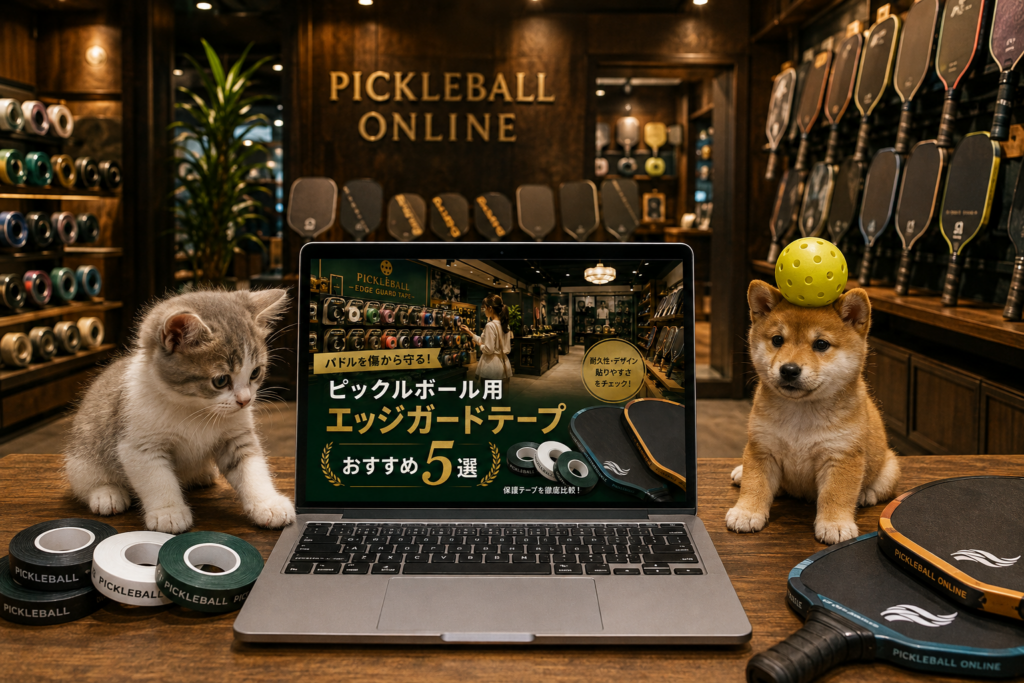 ピックルボール用エッジガードテープおすすめ5選｜パドルを傷から守る保護テープを比較