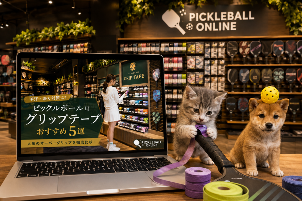 ピックルボール用グリップテープおすすめ5選|手汗・滑り対策に人気のオーバーグリップを比較