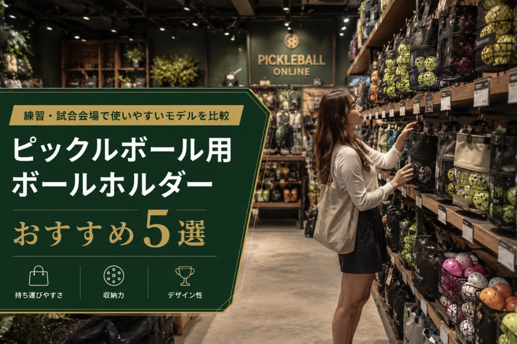 ピックルボール用ボールホルダーおすすめ5選|練習・試合会場で使いやすいモデルを比較
