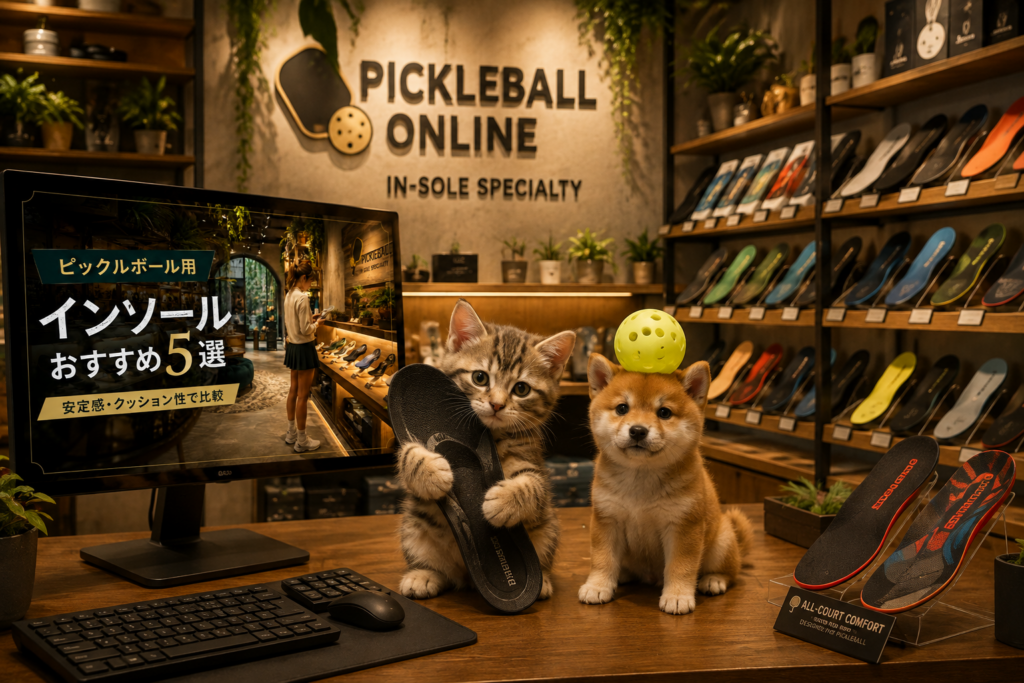 ピックルボール用インソールおすすめ5選｜安定感・クッション性で比較