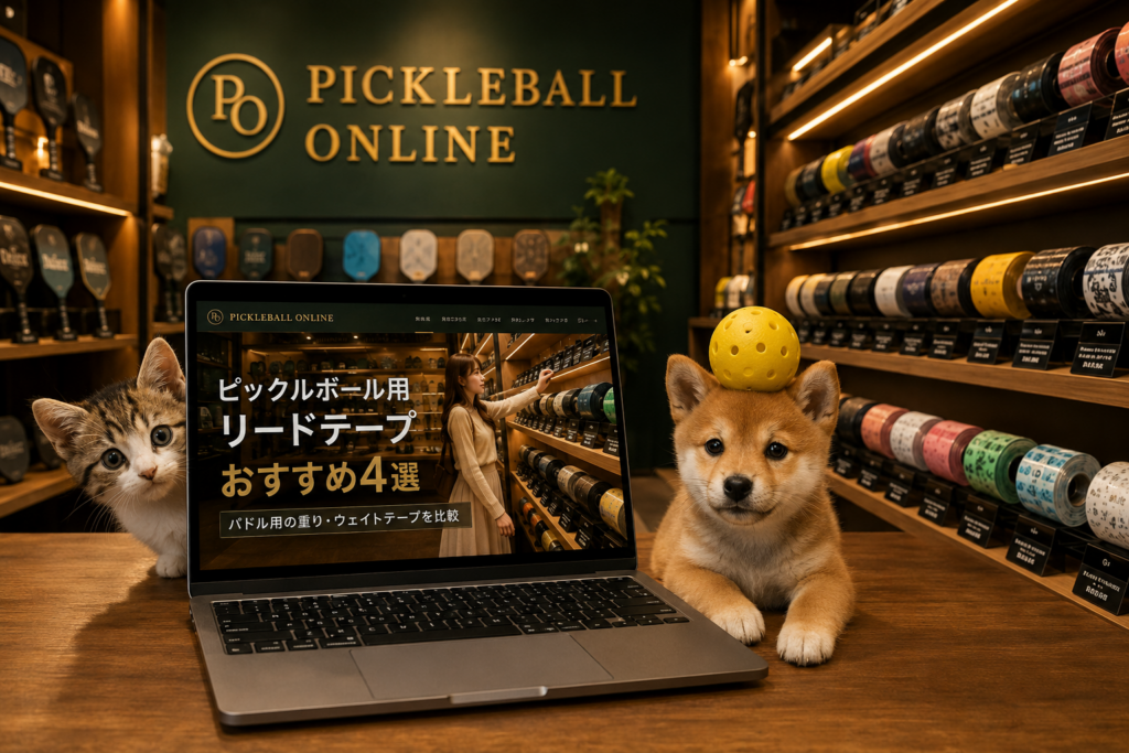 ピックルボール用リードテープおすすめ4選|パドル用の重り・ウェイトテープを比較