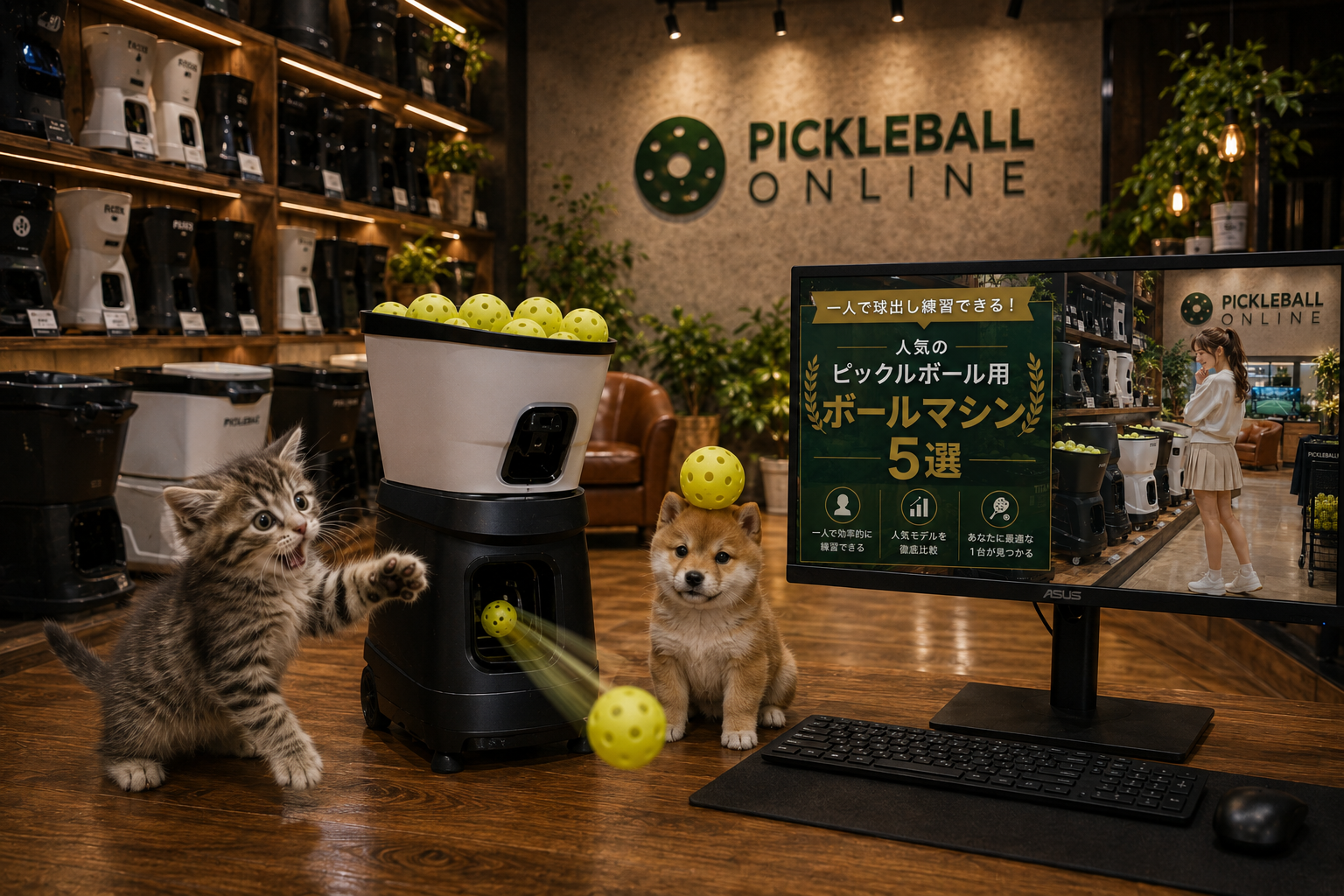 ピックルボール用ボールマシン専門店