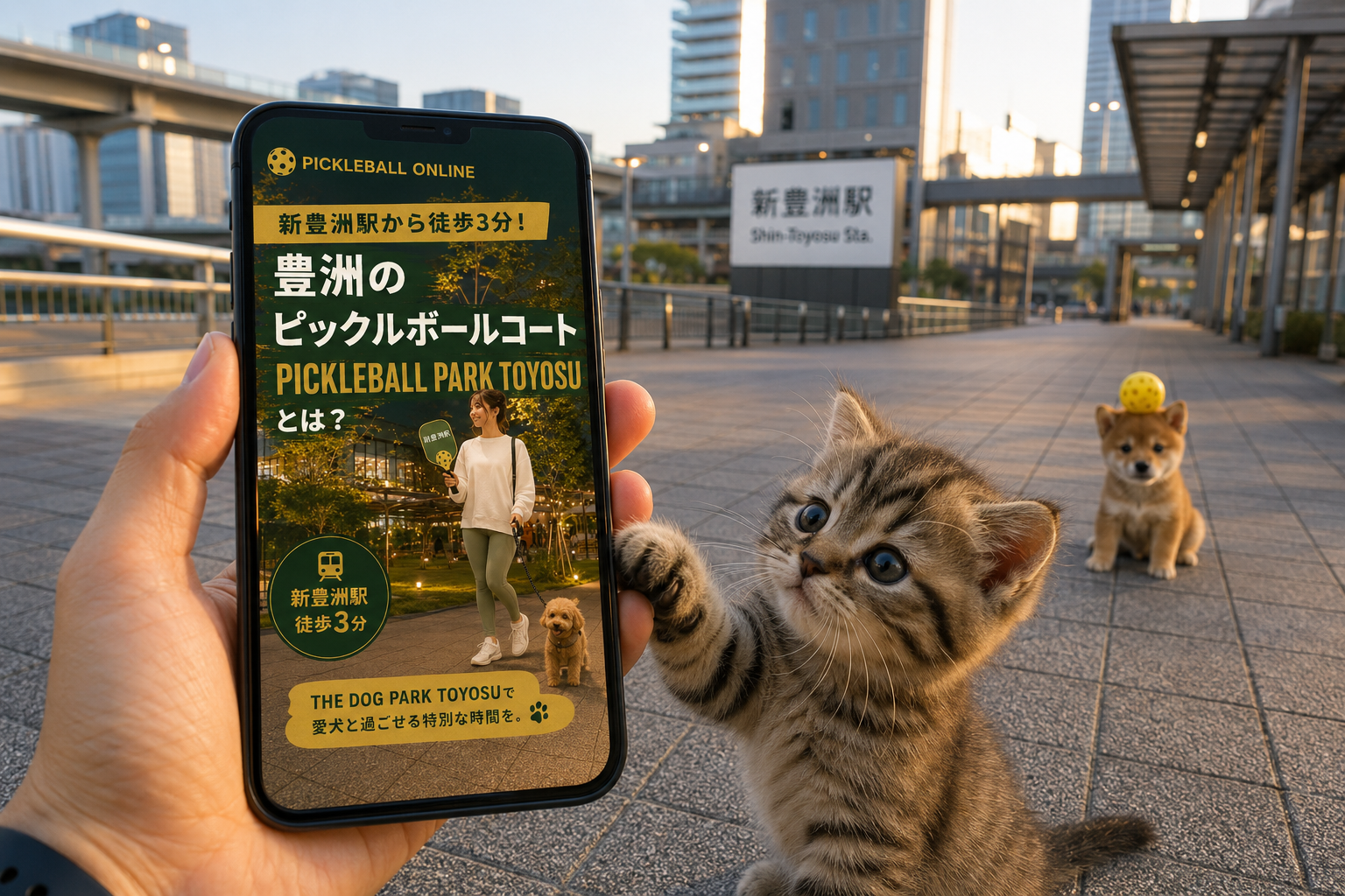 新豊洲駅から徒歩3分！豊洲の屋外ピックルボールコート「PICKLEBALL PARK TOYOSU」とは？