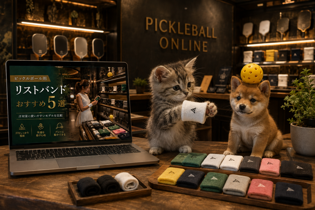 ピックルボール用リストバンドおすすめ5選｜汗対策に使いやすいモデルを比較