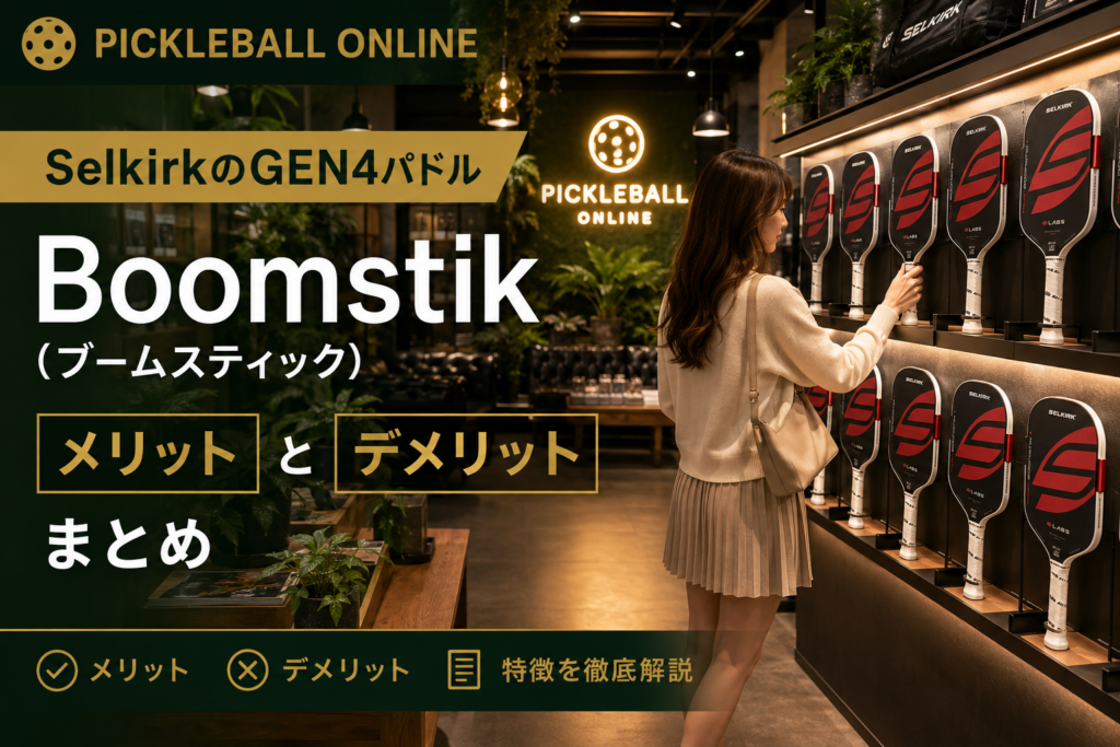 SelkirkのGEN4パドル「Boomstik（ブームスティック）」のメリットとデメリットまとめ