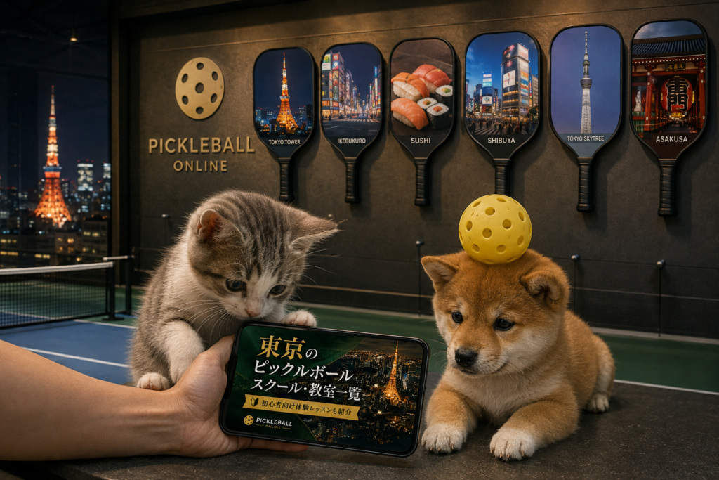 東京のピックルボールスクール・教室一覧|初心者向け体験レッスンも紹介