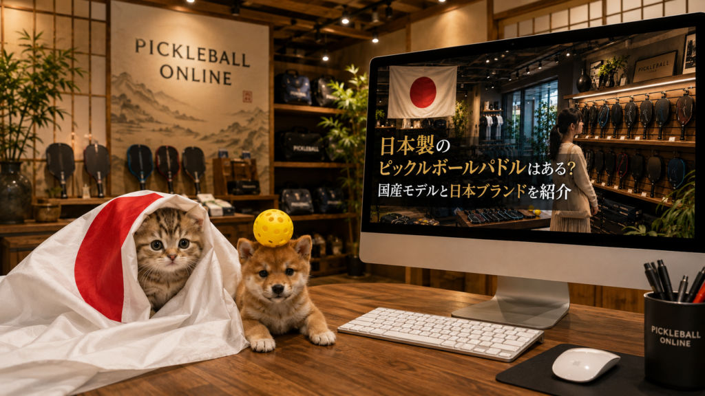 日本製のピックルボールパドルはある?国産モデルと日本ブランドを紹介