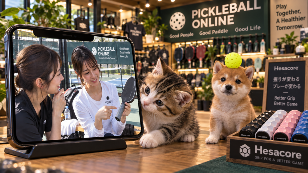 ピックルボールで人気のHesacore（ヘサコア）グリップ
