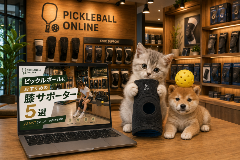 ピックルボールにおすすめの膝サポーター