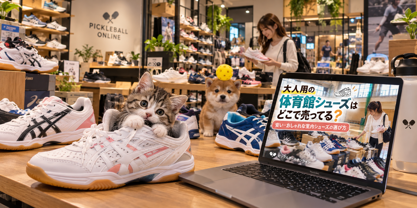 大人用の体育館シューズはどこで売ってる？安い・おしゃれな室内シューズの選び方
