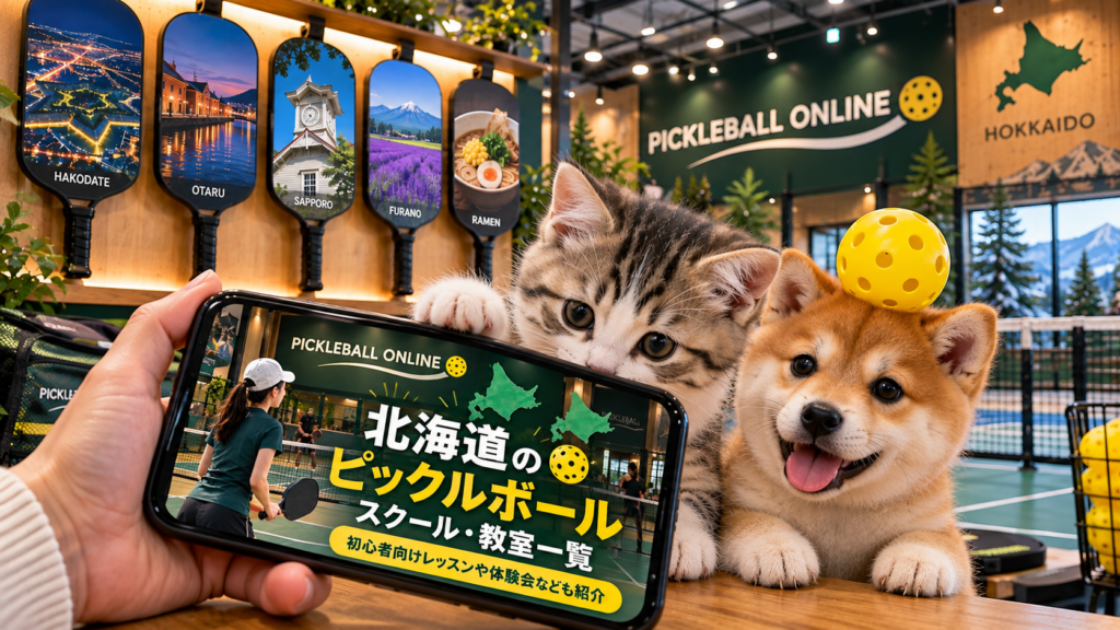 北海道のピックルボールスクール・教室一覧|初心者向けレッスンや体験会なども紹介