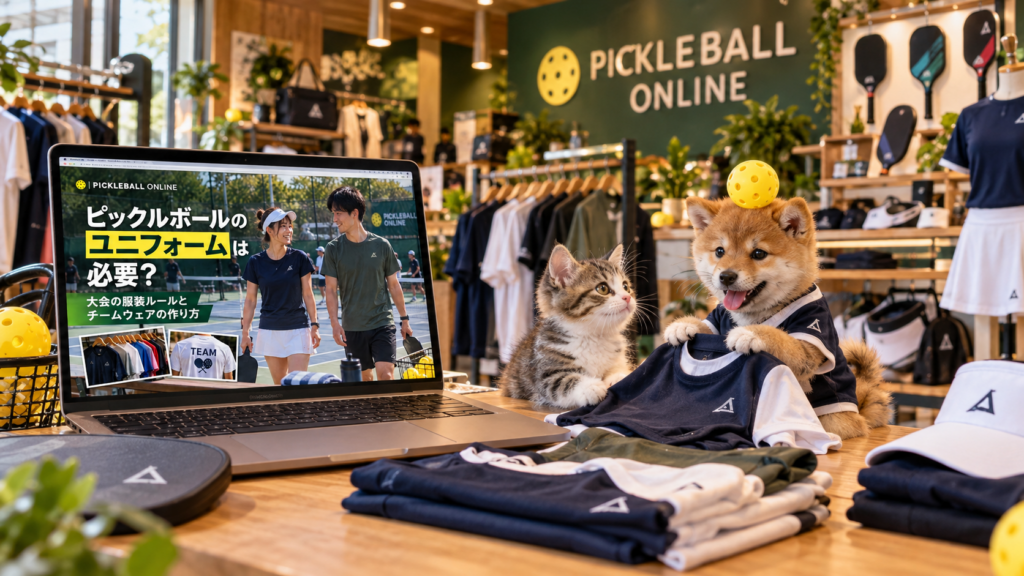 ピックルボールのユニフォームは必要？大会の服装ルールとチームウェアの作るときの注意点も解説