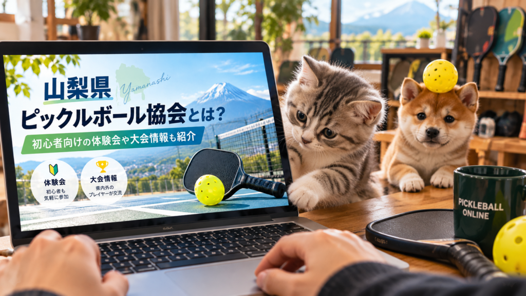 山梨県ピックルボール協会とは?初心者向けのピックルボール体験会や大会情報も紹介