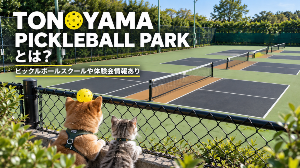 千葉市のTONOYAMA PICKLEBALL PARK